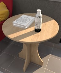 Cırcle Coffee Table 60x60x65 MFC